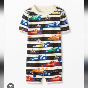 Hanna Andersson Race Car Print Kids' Pj Set